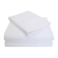 thumbnail image 1 of Impressions CR1200FLSH SLWH 1200 Set Complet de Draps et 44 ; Coton Massif Riche - Blanc, 1 of 1