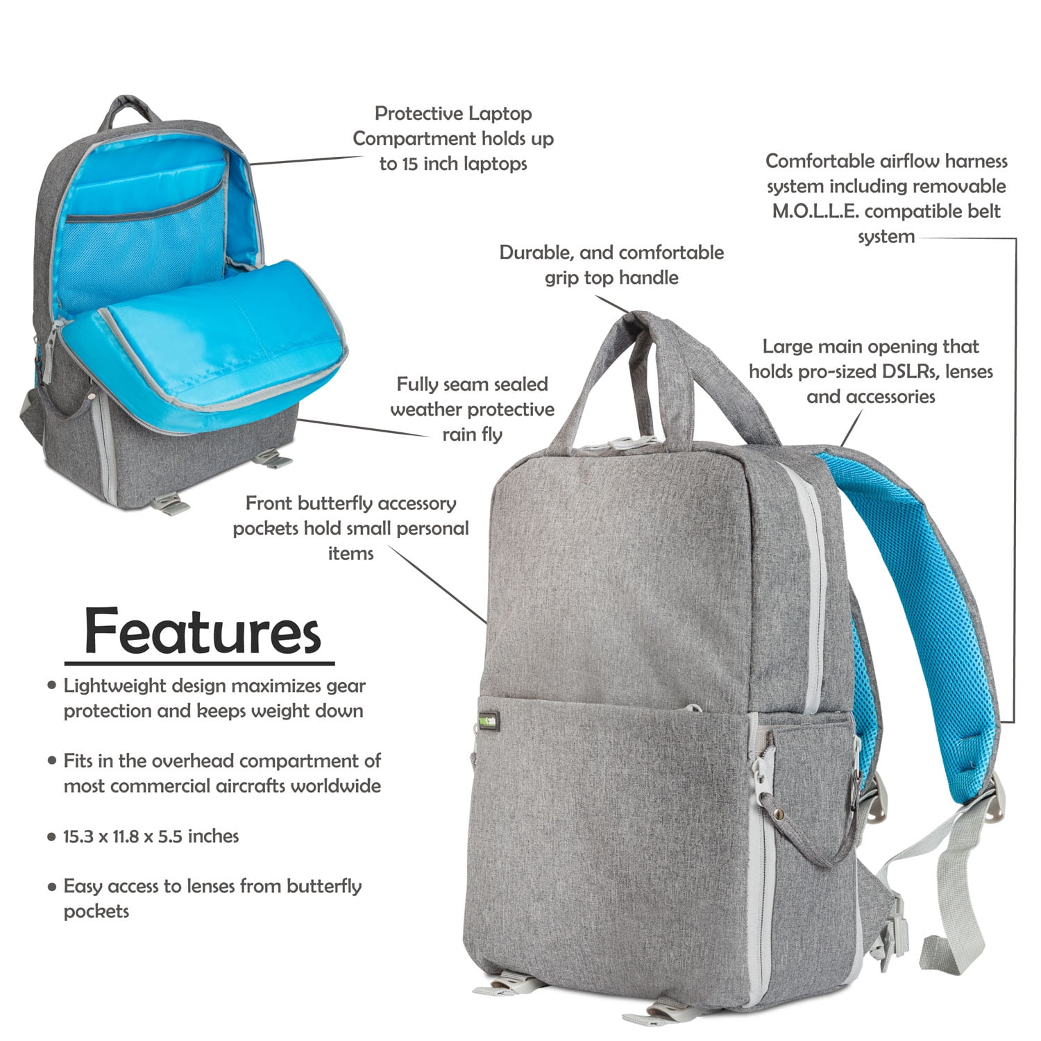 deco gear camera bag
