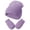 31tf-hat0811-Purple, variant on Baby Beanies Newborn Lovely Hat Soft Bonnet Color Infants Hospital Caps Neutral Gender Shower Boy Girls Bonnet