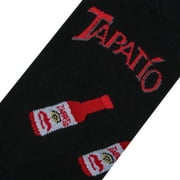 Crazy Socks, Tapatio, Funny Socks for Men Women, Fun Crew Print, Large