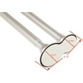 thumbnail image 4 of Utopia Alley Adjustable 72-Inch Double Shower Curtain Tension Rods - Rust-Proof Aluminum with Rubber End Cap, Easy Installation - Extendable, Retractable, Wall-to-Wall - No Drilling, Brushed Nickel, 4 of 17