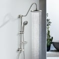 thumbnail image 2 of PROOX Shower System with 8" Rain Shower Head, 5-Function Shower Head with Handheld, Adjustable Slide Bar, 2 of 8