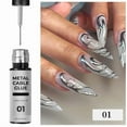 thumbnail image 1 of Pegamento metálico para uñas de alta densidad, para pintar bordes con ganchos, fototerapia, 5 ml, 1 of 3