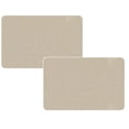 thumbnail image 1 of Oleegame Ensemble de 2 Napperons Maxpearl en Faux Cuir, Ensemble de 6, Essuyable, Résistant à la Chaleur, Antidérapant, Napperons de Table à Manger, Convient pour une Utilisation Intérieure et Extérieure 17 Pieds'x12 Pieds' Beige, 1 of 8