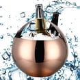 thumbnail image 3 of Cubo de hielo de acero inoxidable, enfriador de botellas, recipiente para bebidas con asa, botella 2L Oro Rosa, 3 of 8