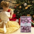 thumbnail image 5 of Clear Glitter Hanging Shatterproof Baubles for Decoration, 5 of 5