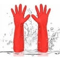 thumbnail image 1 of Guantes de goma de 3 piezas Guantes estampados para limpiar el hogar Limpiar el hogar, 1 of 5