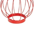thumbnail image 3 of Northlight 6.5" Red Outdoor Hanging LED Solar Lantern with Handle, 3 of 5
