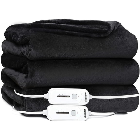 Eopecles 84" x 90" Double-Sided Flannel Electric Thermal Heated Blanket Throw