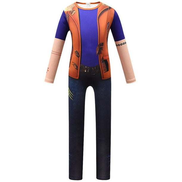 Nvse-Unisex Kids Girls Boys Movie Character Jumpsuit Cosplay Bodysuit Uniform Outfits for 3-12 Years(Orange )150