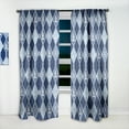 thumbnail image 2 of Designart 'Sailboat and Anchor On Blue Waves' Coastal Curtain Panel, 2 of 5