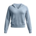 thumbnail image 5 of Szhihuiw Women's Lightweight Sweaters Fall Fashion Solid Color Long Sleeve Knit Hooded Sweater Business Casual Tops for Women, 5 of 9