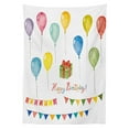 thumbnail image 3 of Ambesonne Festival Tablecloth Rectangular Table Cover, Watercolor Birthday, 60"x90", Multicolor, 3 of 4