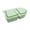 Light Green, variant on XIPYYKM 1 Pack Silicone Reusable Snack Container with Lid - 8 oz Double Compartment Snackle Box for Adults, BPA-Free & Leakproof, Small for Dressing, Snacks, Office, Picnic
