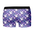 thumbnail image 5 of Easter Themed Boxer Briefs for Men Soft Breathable Holiday Underwear Purple S, 5 of 5