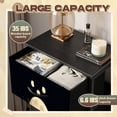thumbnail image 2 of Mystery Dresser for Bedroom with 4 Storage Drawers Colorful Moth Perched Glowing Moons Dreamlike Blooms Dressers Chest of Drawers Steel Framed Fabric Closet Organizers for Boys Bedroom, 2 of 8