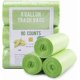 thumbnail image 1 of Bolsas de basura de 8 galones, bolsas de basura medianas, bolsas de basura extra fuertes de 0.67 mil para bote de basura de 30 litros, adecuadas para cocina, baño, oficina, coche, verde, 1 of 4
