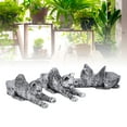 thumbnail image 4 of Resin Flower Pot Feet Strong Sturdy Design, Handmade Animal Statues Raisers, Support Indoor Outdoor Decor Improving Ventilation, Suitable for Home Office Living Room Bedroom, 3pcs, 4 of 7