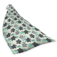 thumbnail image 2 of Floral Lounger Chair Bag, Abstract Nostalgia Pattern with Retro Blooms and Leaves Romantic, High Capacity Storage with Handle Container, Lounger Size, Charcoal Grey Mint Green, by Ambesonne, 2 of 5