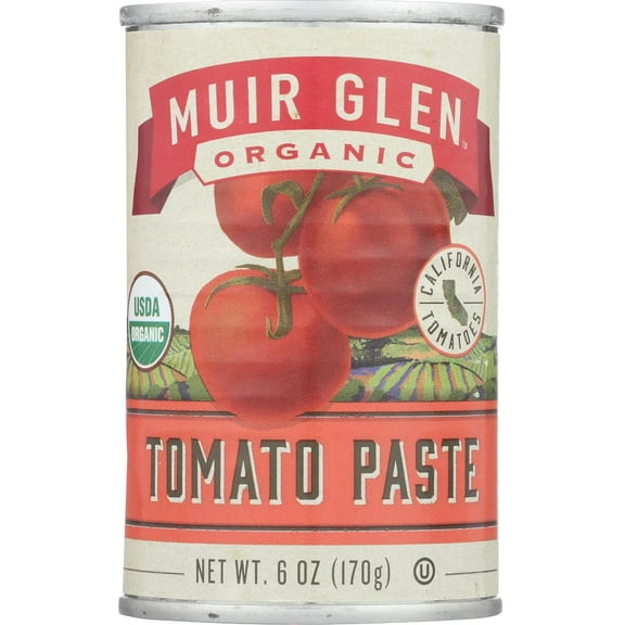 Pack of 12, Muir Glen Organic Tomato Paste, 6 oz