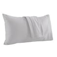 thumbnail image 6 of Great Bay Home Super Soft Extra Plush Fleece Warmer Sheet Set  (Twin, Paloma Grey), 6 of 7