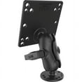 thumbnail image 2 of RAM RAM-101U-B-246 - Mounting kit (mounting plate, double socket arm, Ram ball) - rubber, marine grade aluminum - black powder coat, 2 of 3