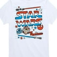 thumbnail image 3 of Star Wars - Doodle Americana - Toddler And Youth Short Sleeve Tee, 3 of 5