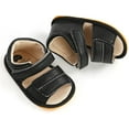 thumbnail image 6 of Baby Boy Sandals Summer Anti-Slip Rubber Sole First Walkers Shoes Infant Sandals for Toddler Girls(0-18 Months), 6 of 7
