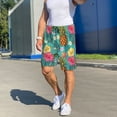 thumbnail image 6 of Gaeub Pineapple Print Men's Short Pajama Pants, Sleep Shorts, Household Pants, Casual Pants with Pockets-XX-Large, 6 of 6