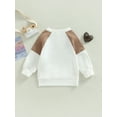 thumbnail image 4 of Bagilaanoe Toddler Baby Boy Casual Sweatshirt Long Sleeve Letter Print Pullover 1T 2T 3T 4T 5T 6T Kids Fall Loose Tee Tops, 4 of 8