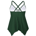thumbnail image 3 of Firpearl Women's Tankini Swimsuits Modest Flowy Crossback Plus Size Bathing Suit Top, 3 of 5