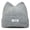 light grey, variant on Floppy Ear for Students Adult Windproof Foldable Winter Hat Thicken with Letter Decals