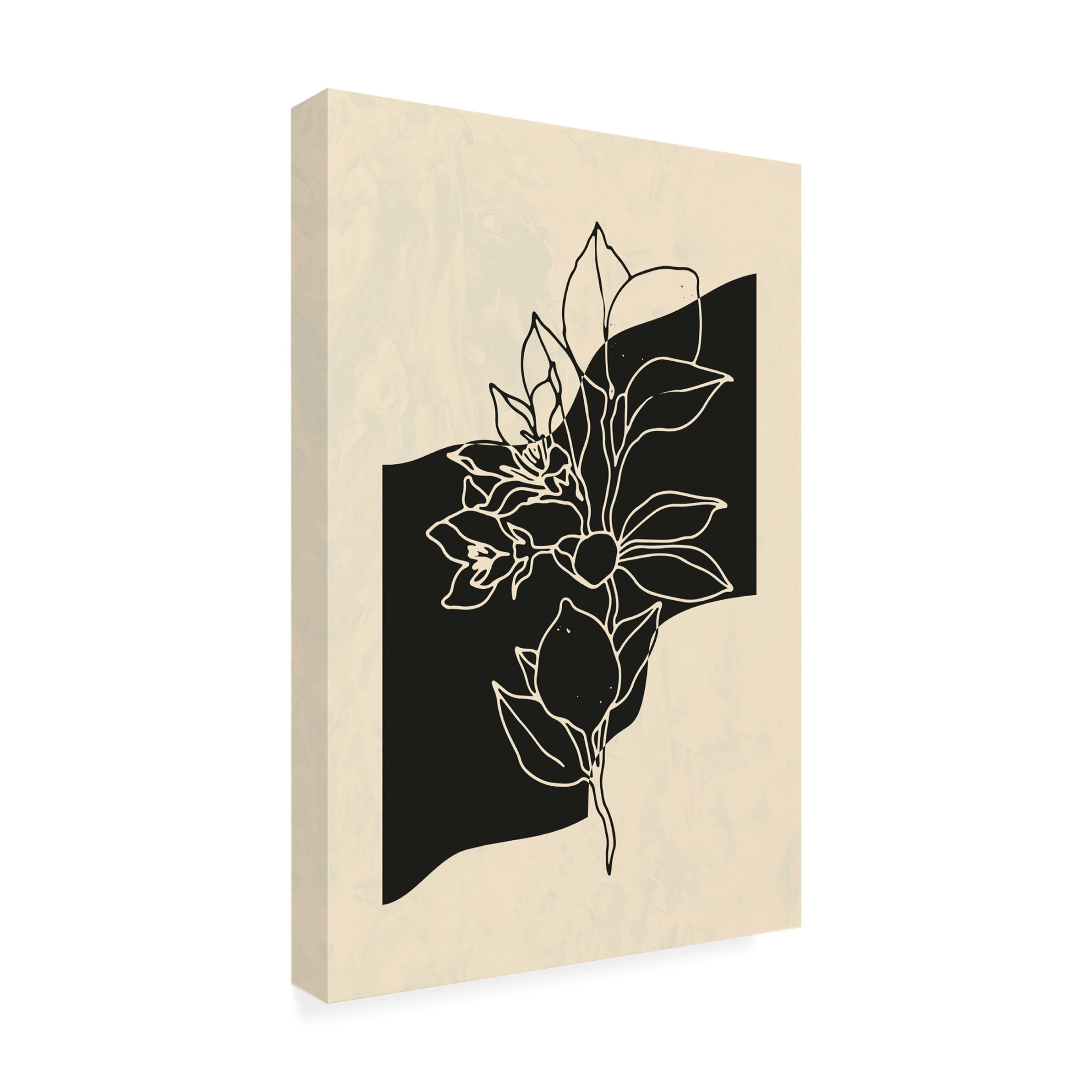 Trademark Fine Art NKTN Abstract Flower 4 Canvas Wall Art