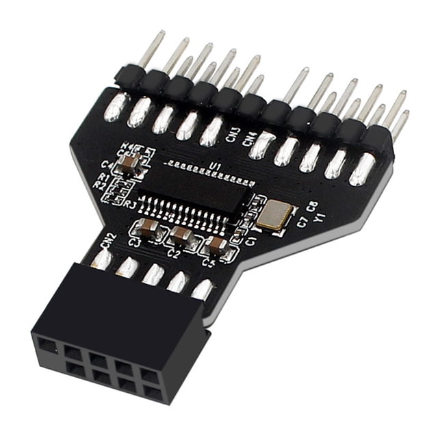 Tmvgtek Ventilador De Lámpara Rgb Refrigerado Por Agua De Placa Base Adaptador Usb 2.0 De 9 Pines A Usb 3.0 De 19 Pines Tmvgtek Componentes de Computadoras