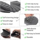 thumbnail image 3 of Set of 2 Soap Dish, Drainage Soap Dish, Shower Soap Dish, Thickened, Non-Slip, Foldable for Sink, Shower, Bathroom, Kitchen, 3 of 4