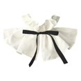 thumbnail image 1 of GUOOL Detachable Collar Detachable Portable Durability Easy to Wear Neck Accessory Black Ribbon, 1 of 9