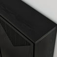 thumbnail image 6 of Living Room Cabinets Mid Century Modern V-shape Storage Cabinet, Buffet Cabinet with Storage, Narrow Side Cabinet for Living Room Entryway Hallway Kitchen, Coffee Bar, Black,Wooden Cabinets, 6 of 11
