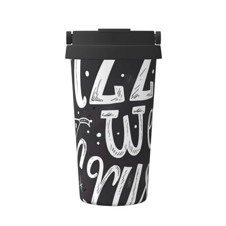 

KLL In Pizza We Crust Art Pattern Stainless Steel Vacuum Insulated Tumbler - Carry Insulated Coffee Mug - Reusable Insulated Cold Brew Iced Coffee Cup Thermos