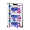 thumbnail image 3 of Alpine Industries Triple Box Wire Wall Mount Glove Dispenser, Black, 3 of 5