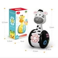 thumbnail image 2 of OUSITAID Early Education Music Toy Baby Toy Toddler Giraffe Zebra Toys Music Story Book Toy Roly-Poly Rattles Toys Sounds and Music Cute Rattles Ring Bell Toys for 6 + Months Story Machin, 2 of 6