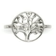 thumbnail image 3 of Sterling Silver Polished Tree Ring - Size 7, 3 of 3
