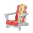 thumbnail image 4 of FUNDAZE HDPE Adirondack Outdoor Chair, Foldable & Weather-Resistant Patio Chair for Garden Lawn Deck,Red-to-Pink Gradient, 4 of 7
