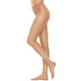 thumbnail image 2 of Hanes Perfect Nudes™ Sheer to Waist Run Resistant Light Tummy Control Hosiery Caramel/Nude 4 M Women's, 2 of 2