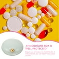 thumbnail image 5 of Pawsdot Small Pill Case Pills Box ABS Warm Porcelain White 1Set for General Users, 5 of 8