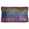 Rainbow Zebra Body Pillow