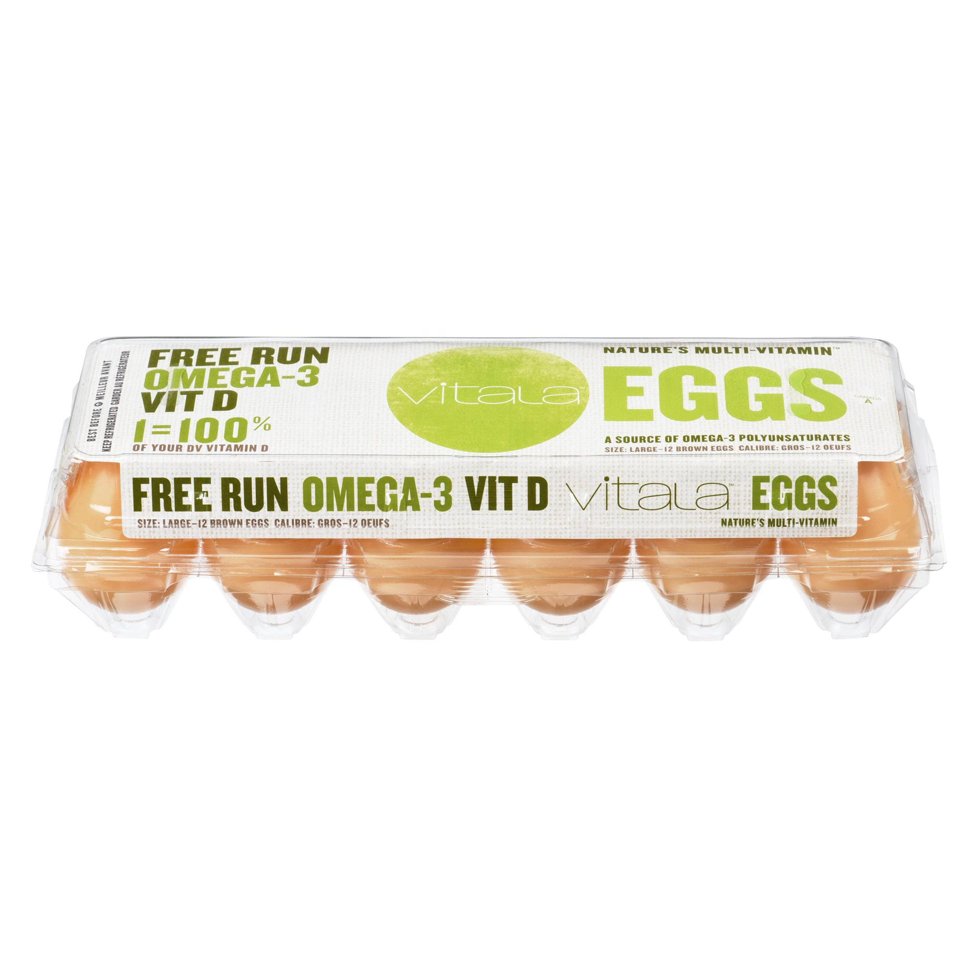 Vitala Free Run Omega-3 Large Eggs
