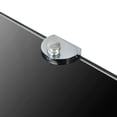 thumbnail image 4 of Estante de Esquina Casafoyer de Vidrio Negro 25x25 cm con Soportes Cromados, 4 of 4
