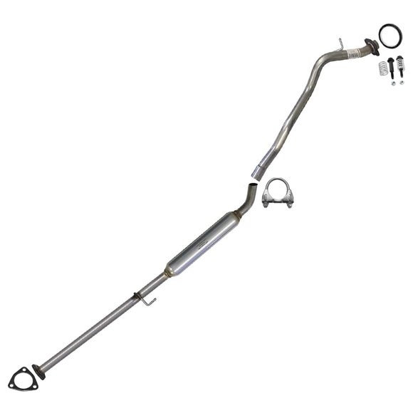 Northeastern Exhaust | Stainless Steel Exhaust Resonator Pipe Compatible for Honda CRV 1997-2001 2.0L | Free Gaskets, Clamp, and Spring Bolt Kit Included | Automotive Replacement Part