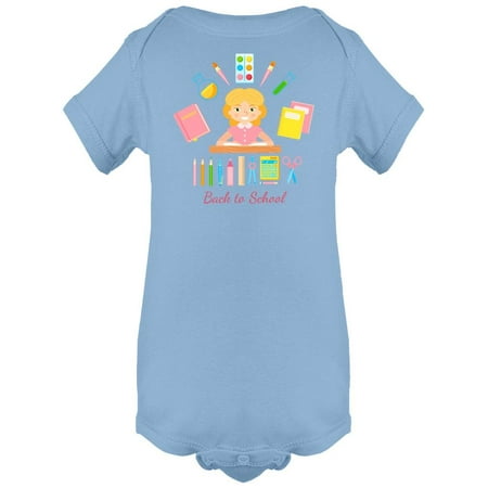 

Back To School Girl Bodysuit Infant -Image by Shutterstock 6 Months