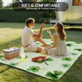 thumbnail image 4 of Saint Patrick's Day Outdoor Rug for Patio/Deck/Porch, Non-Slip Large Area Rug 3 x 5 Ft, Spring Horseshoe Green Clovers Leaves Indoor Outdoor Rugs Washable Area Rugs, Camping Rug Carpet Runner, 4 of 8